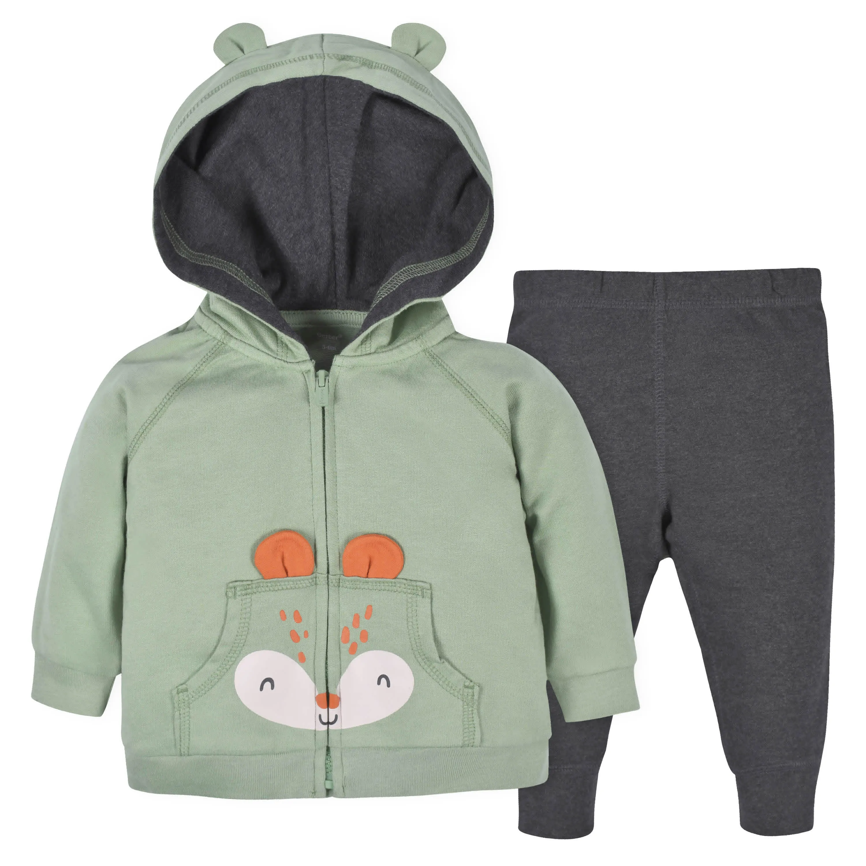 2-Piece Baby & Toddler Boys Explore Terry Zip Hoodie & Joggers Set