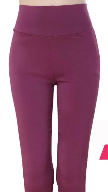 2016 fashion Women Pencil Pants Paige High elasticity  Korean style Leisure High quality trousers S-6XL size