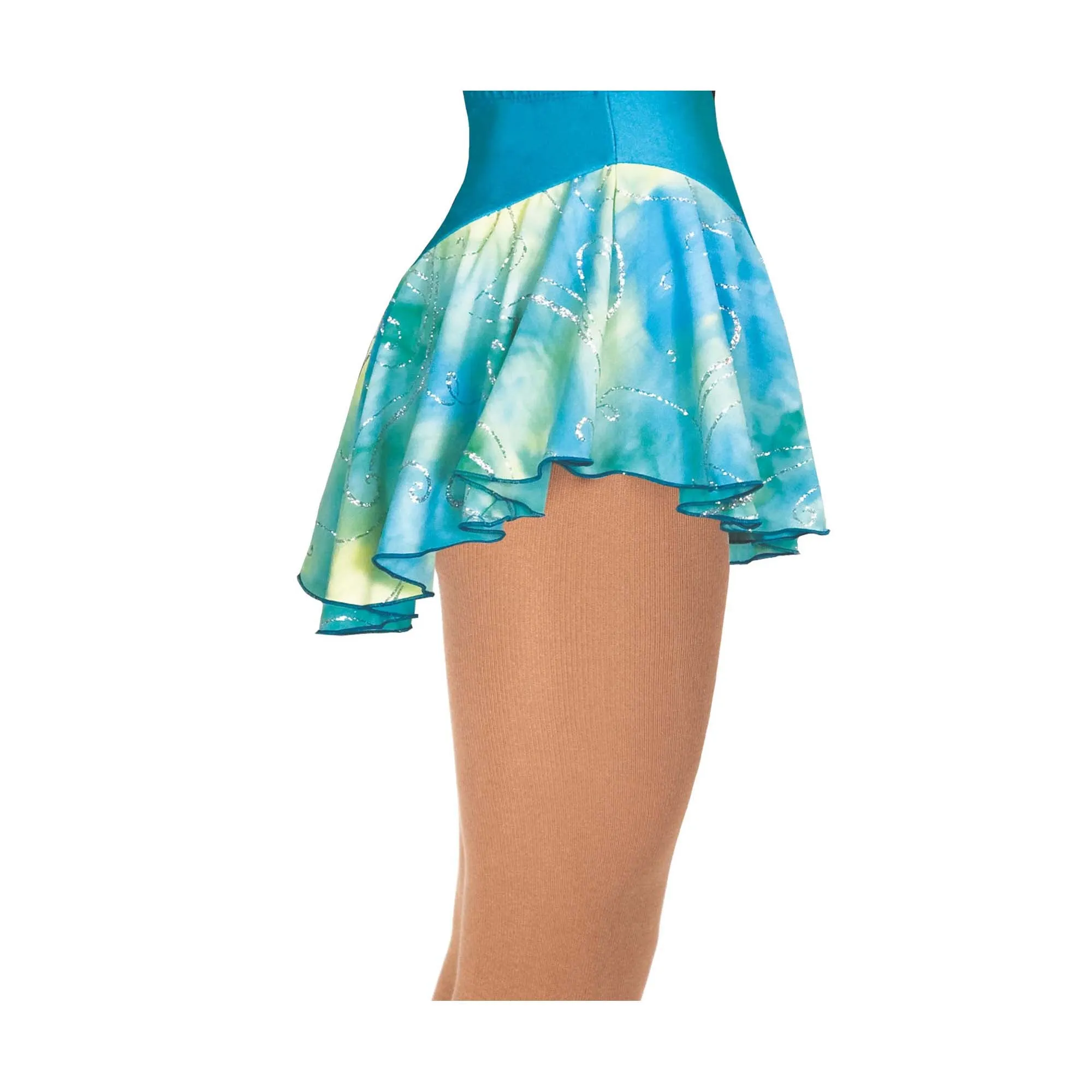 317 Figure Skating Glitter Tie-Dye Skirts