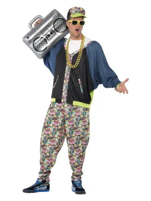 80s Hip Hop Costume, Patterned