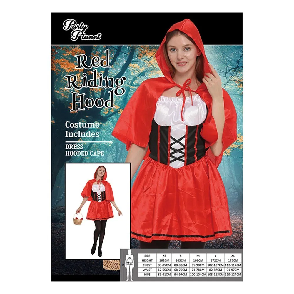 Adult Fairytale Red Riding Hood Costume