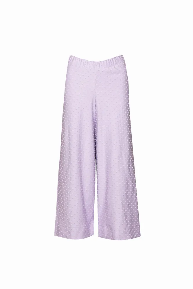 Alex Culottes Lavender Dot