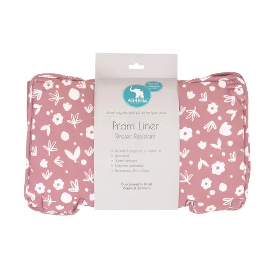 All4Ella - Pram Liner Dusty Pink