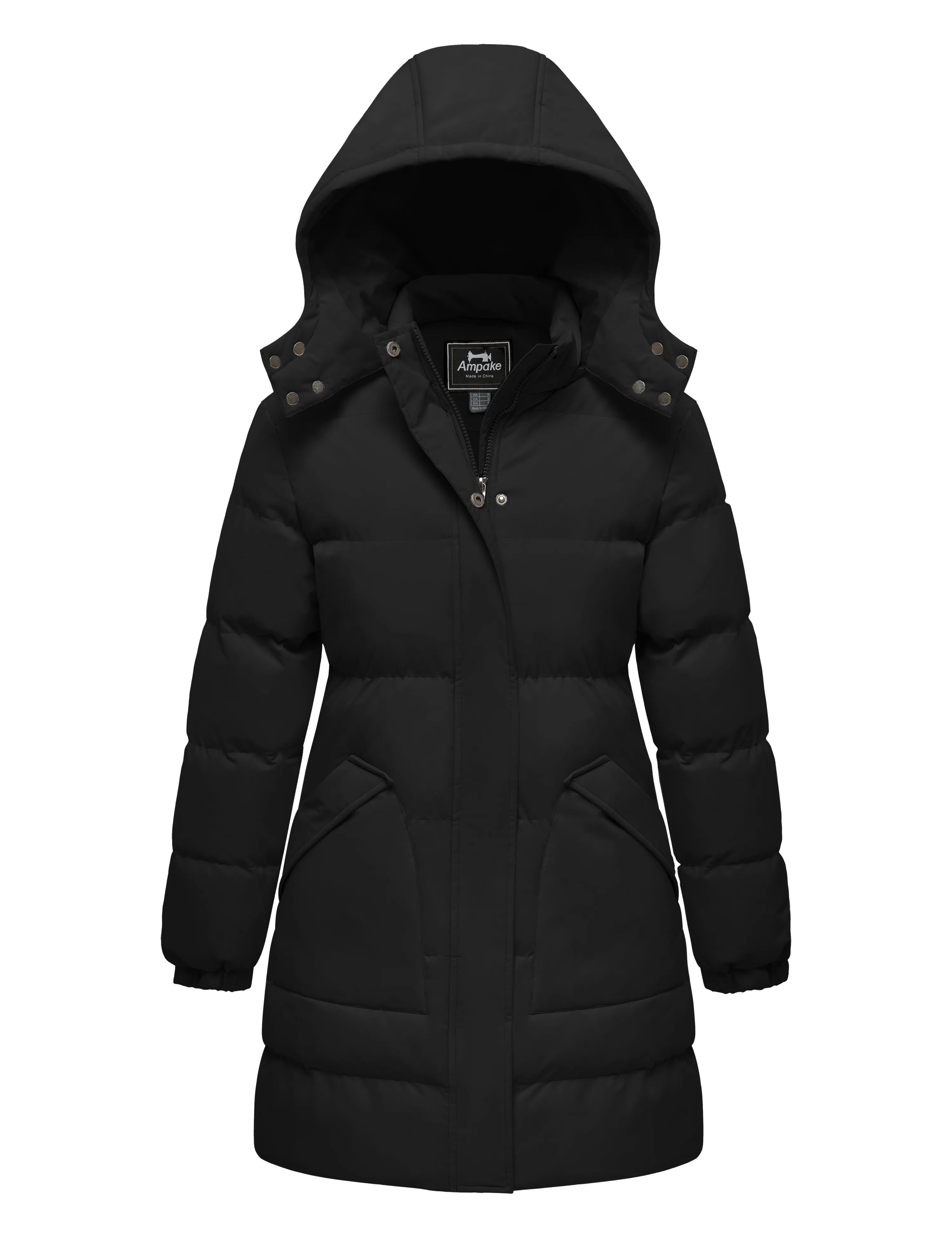 Ampake Women's Winter Jacket Winter Puffer Coat Warm Waterproof Jacket