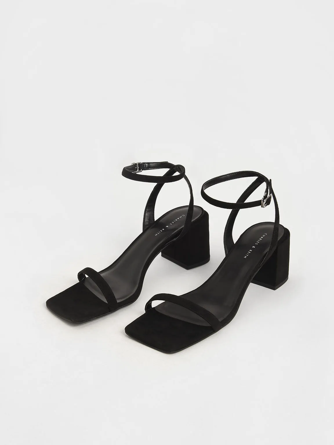 Ankle Strap Block Heel Sandals