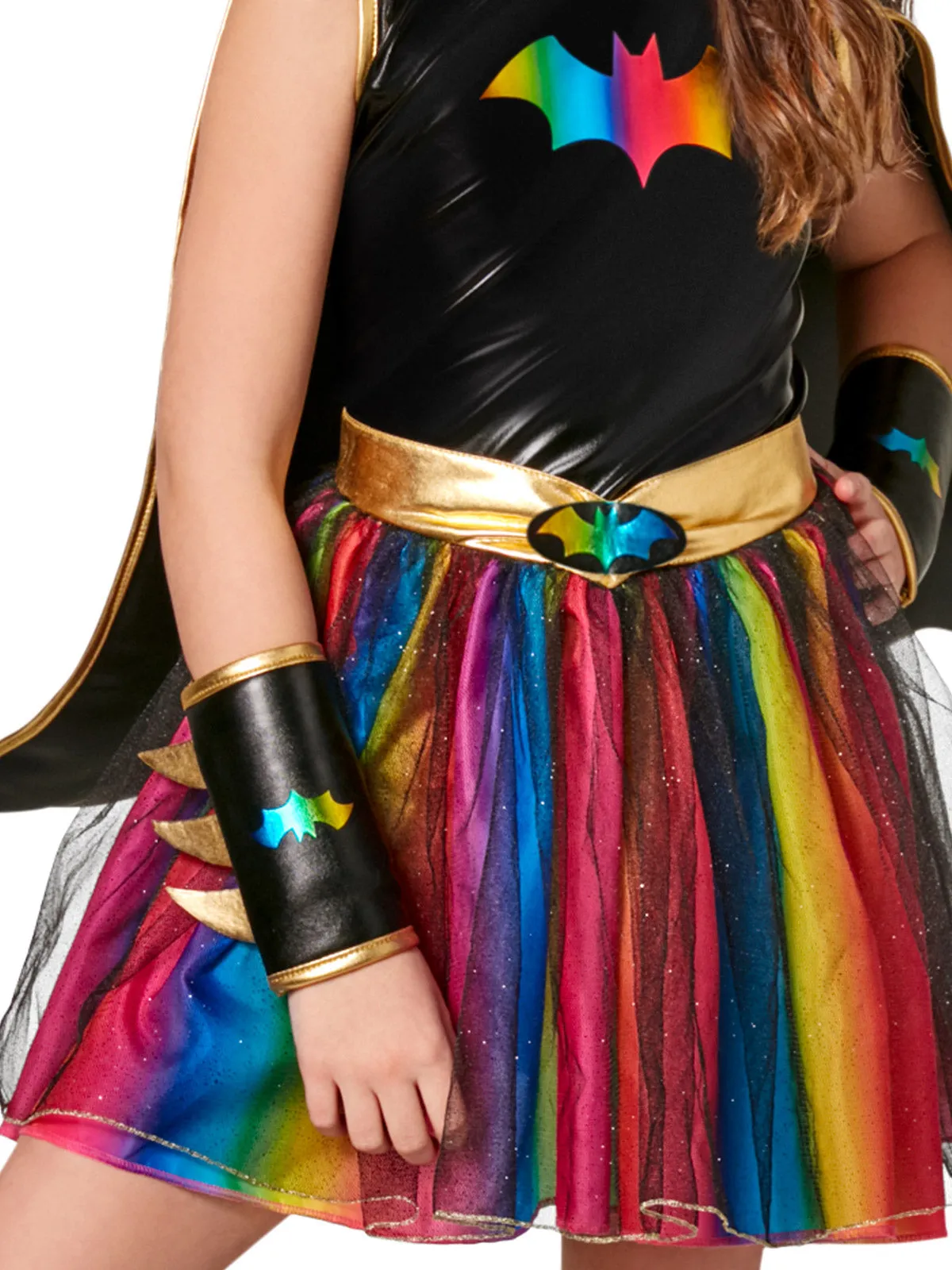 Batgirl Deluxe Rainbow Tutu Costume for Kids - Warner Bros DC Comics