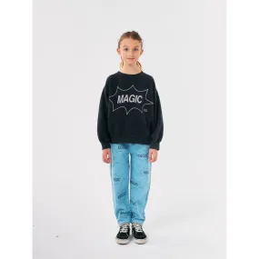 Bobo Choses - It's Magic all-over denim baggy pants