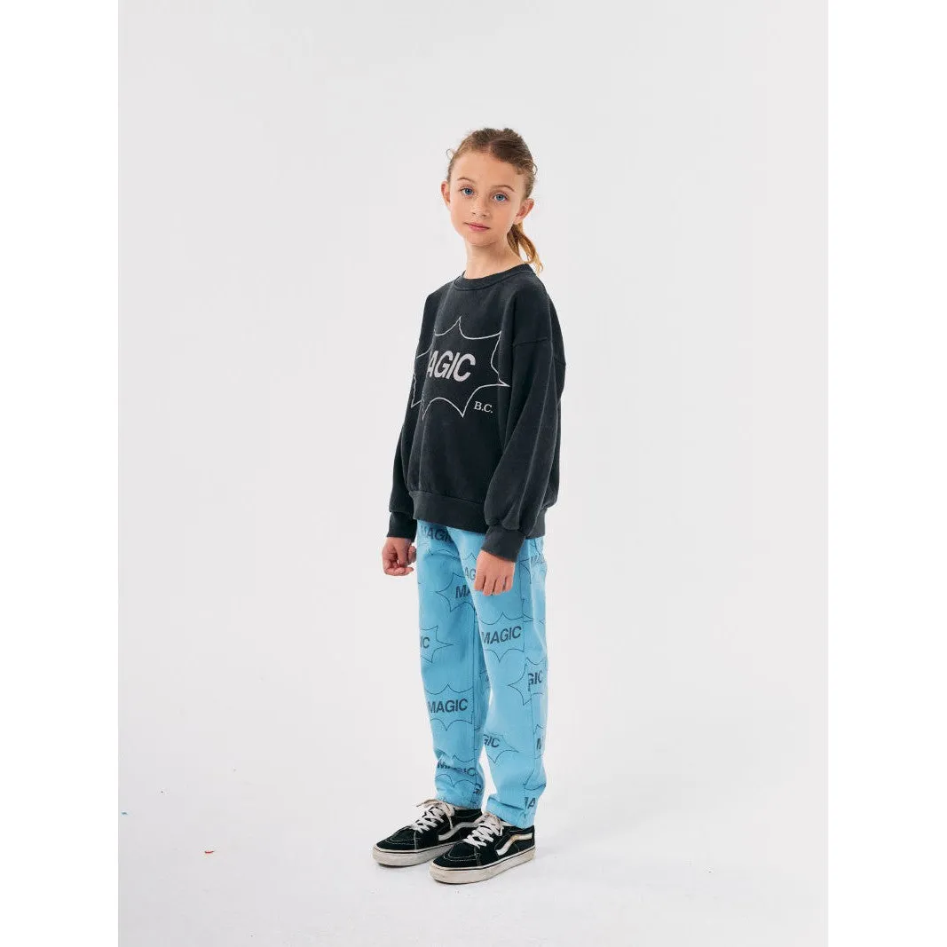 Bobo Choses - It's Magic all-over denim baggy pants