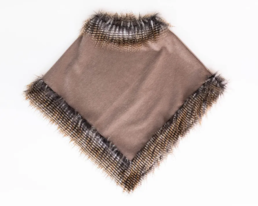 Bronze Fluff Poncho