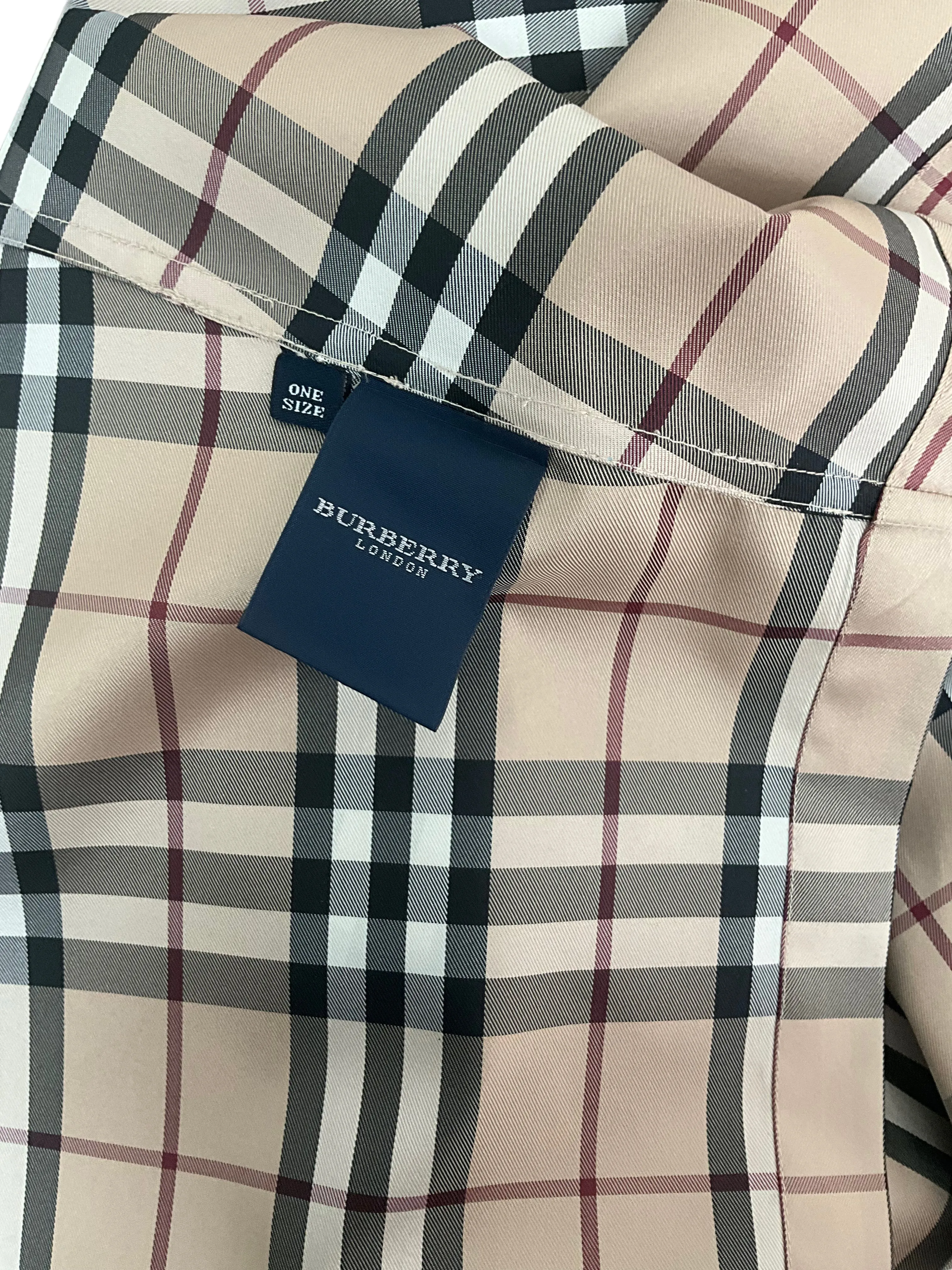 Burberry Nova Check Hooded Poncho