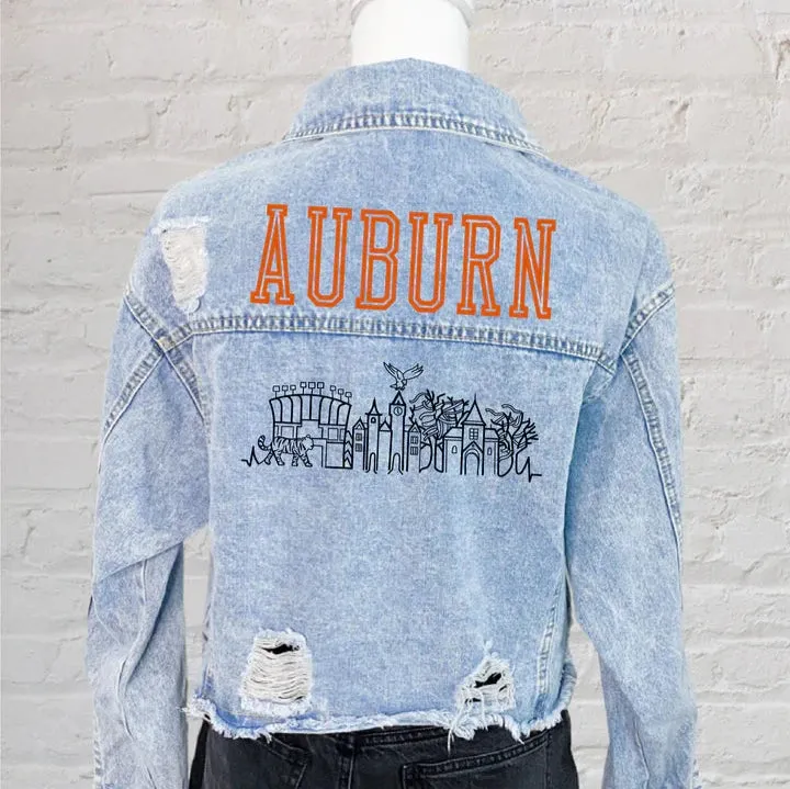 Campus Skyline Denim Jacket