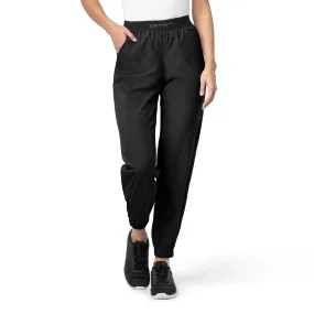 Carhartt Force Liberty Women's Comfort Cargo Jogger Scrub Pant - Black