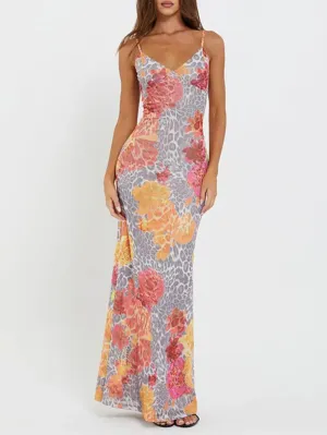 Chloe Backless Maxi Dress