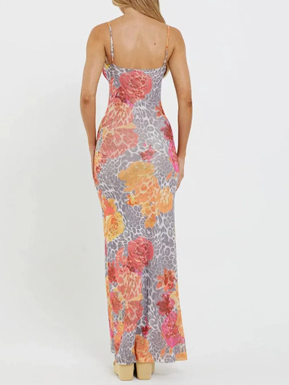 Chloe Backless Maxi Dress