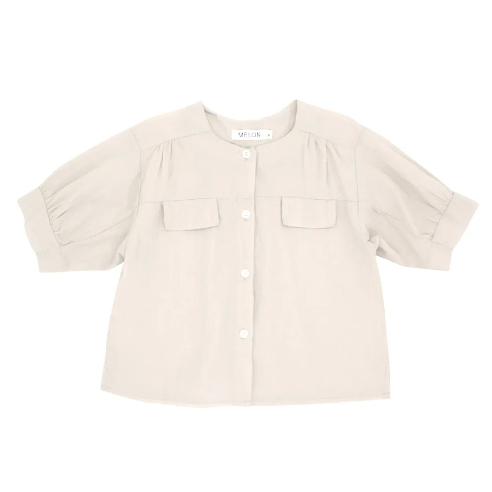 Cotton Blouse, Oat