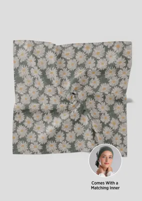 Daisyland - Classic Shawl- Printed Crinkled Chiffon