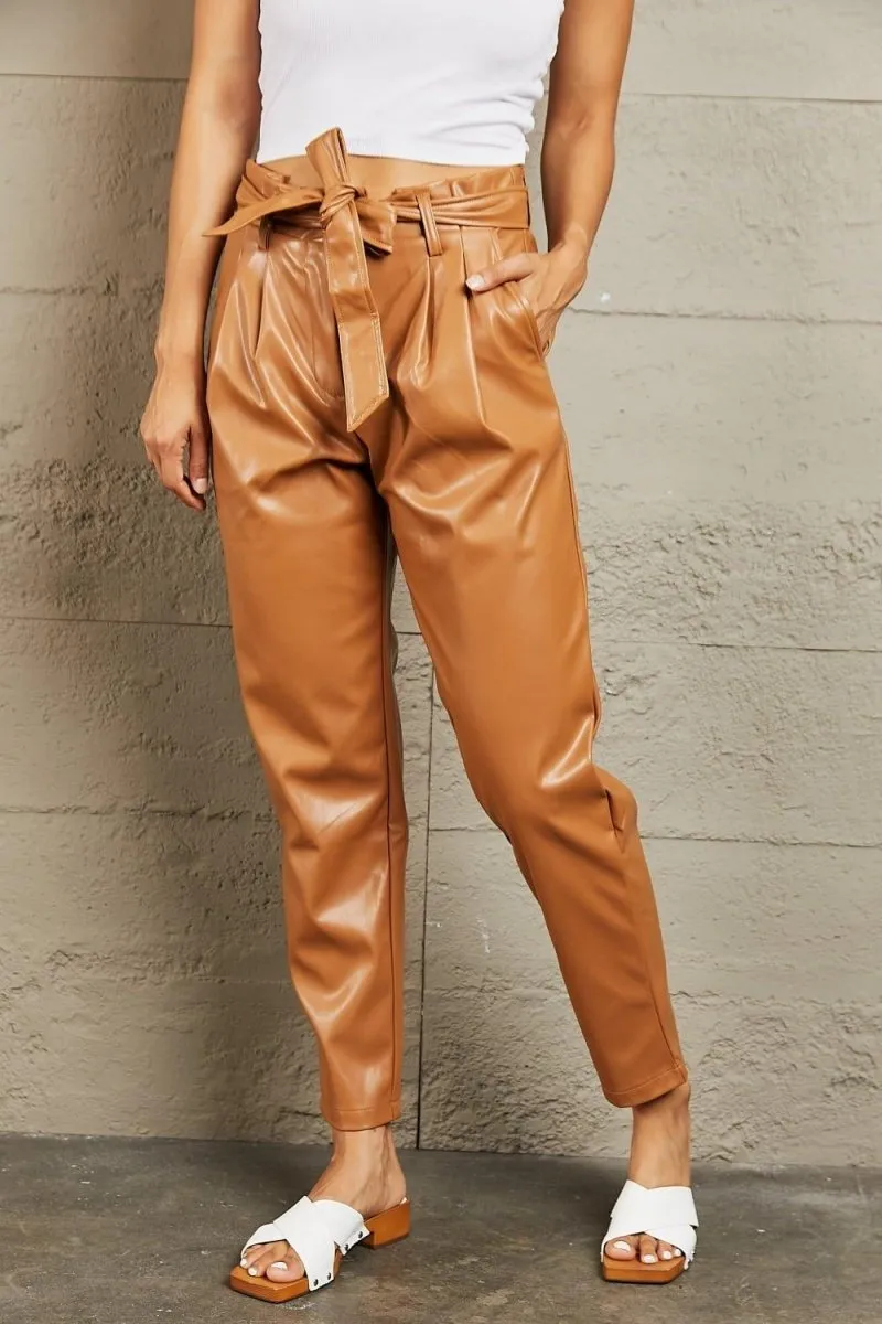 Dare To Wear Out Heyson Faux Leather Pants