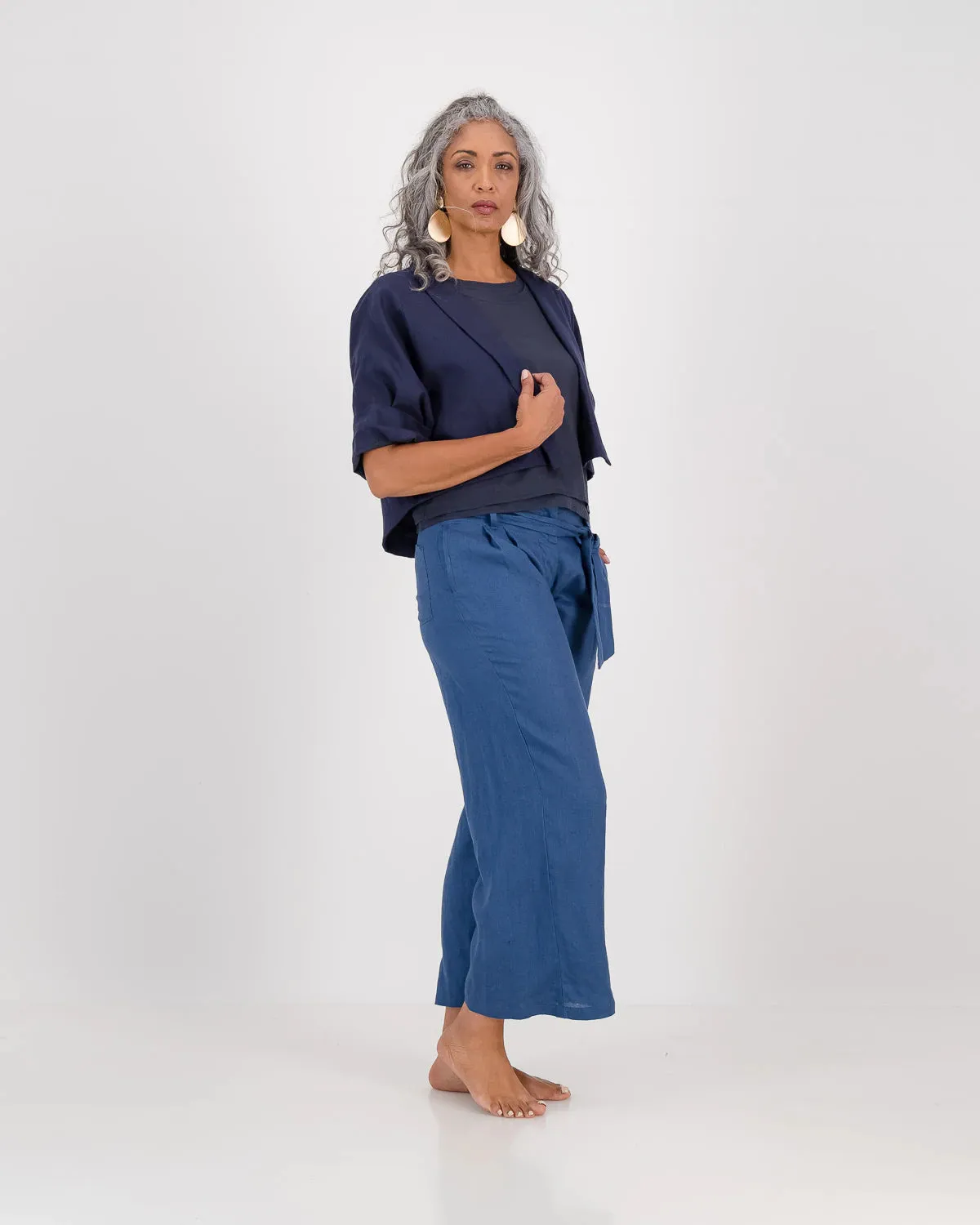 Denise Culottes | Sapphire Blue