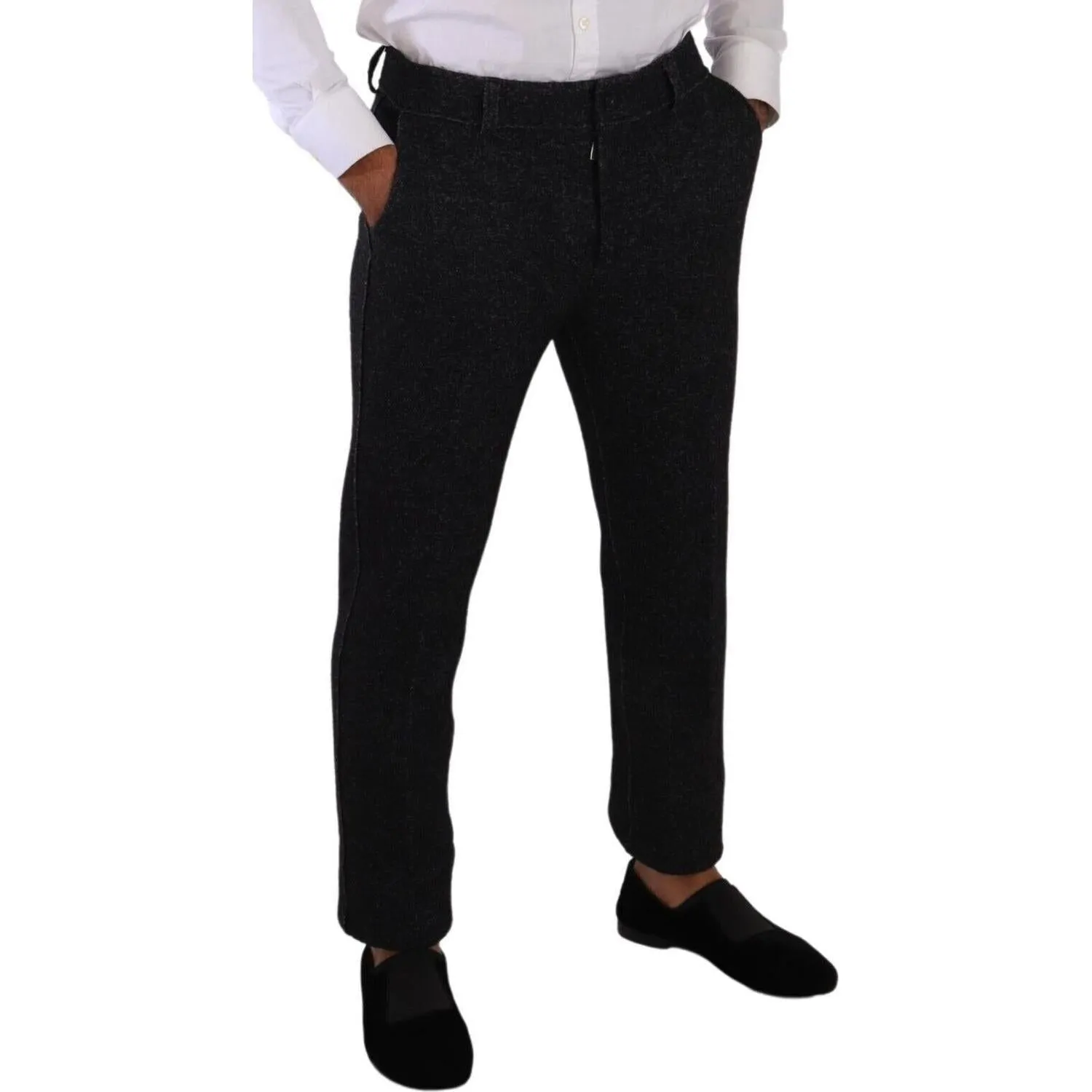 Dolce & Gabbana Elegant Wool Blend Dress Pants