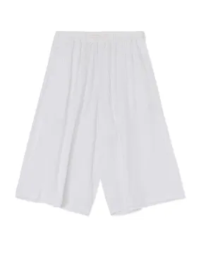 DOUBLE-FACE COTTON JERSEY CULOTTE PANTS