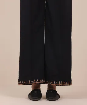 Embroidered Dobby Culottes