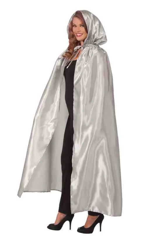 Fancy Masquerade Cape Silver