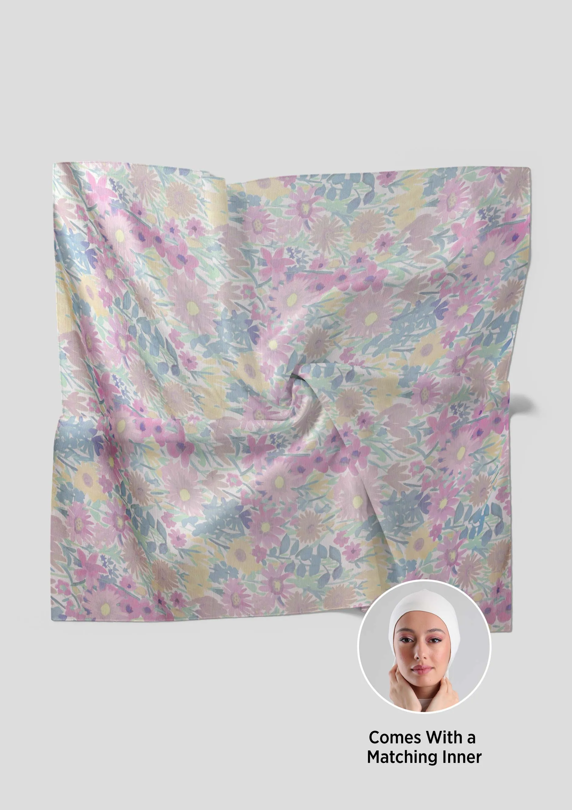 Fiesta Flora - Shawl With Inner