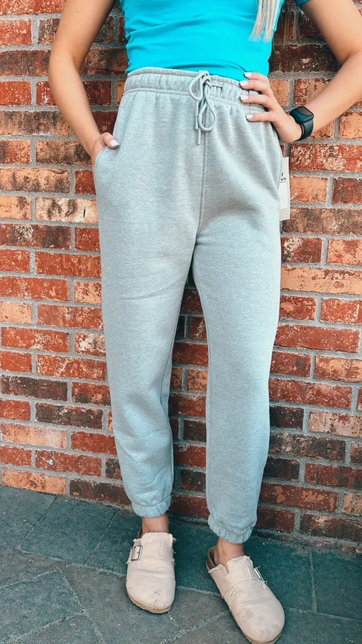 Fleece Billow Jogger Pants- 2 Colors!