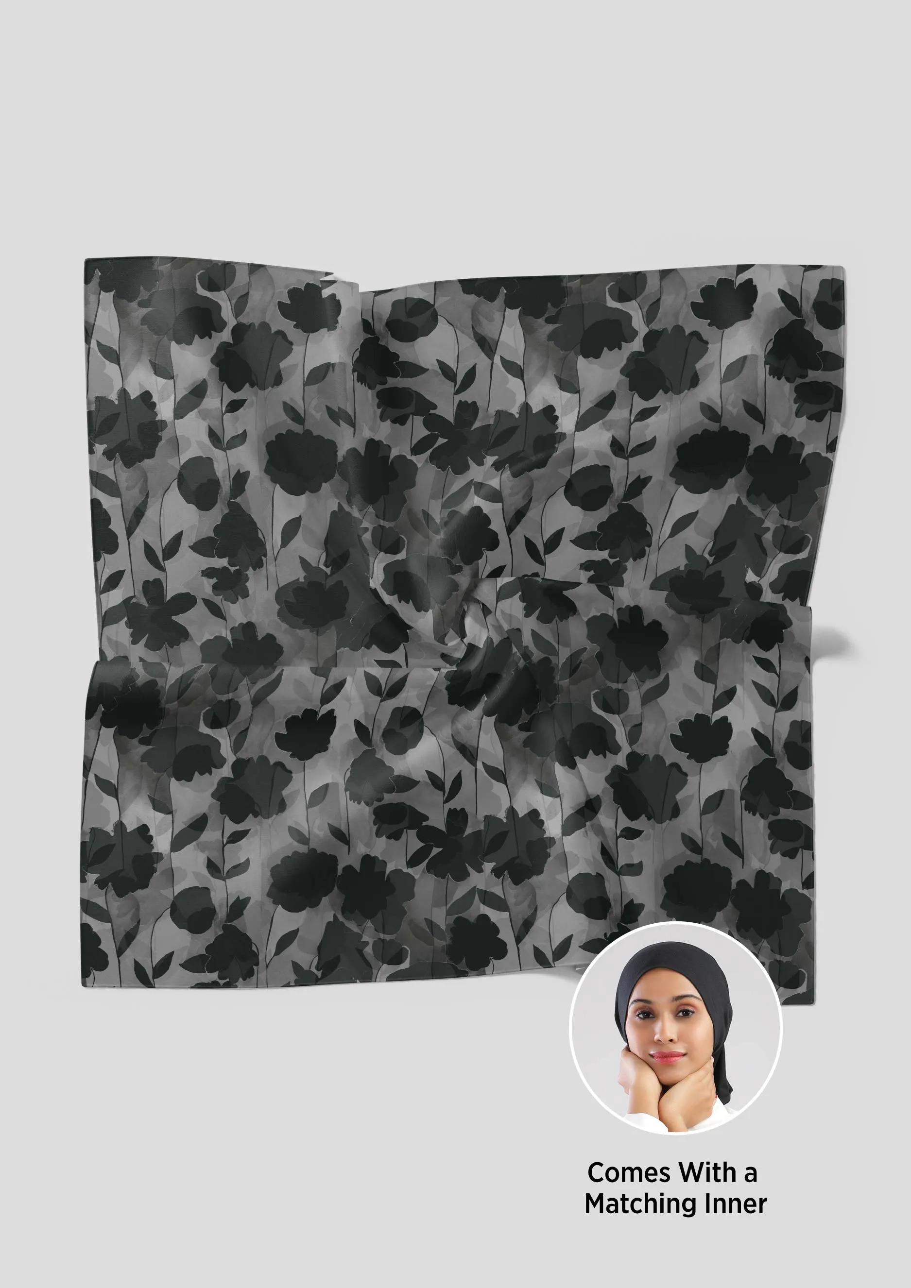 Florya Black - Shawl With Inner