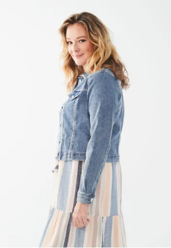 French Dressing Cropped Jacket | Denim