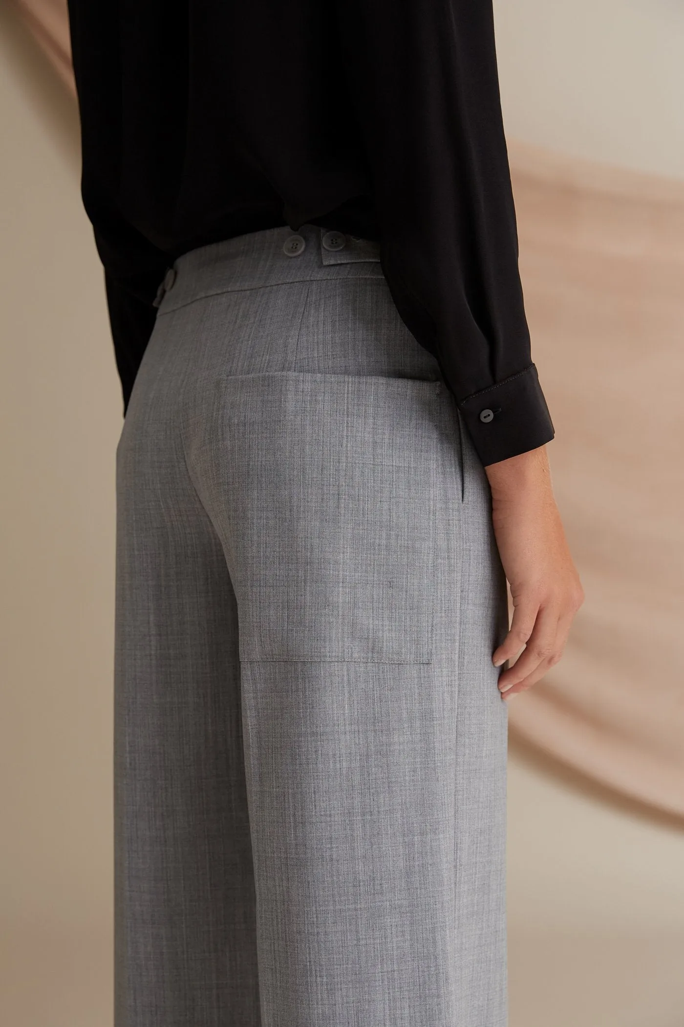 Gigi Culottes Light Grey