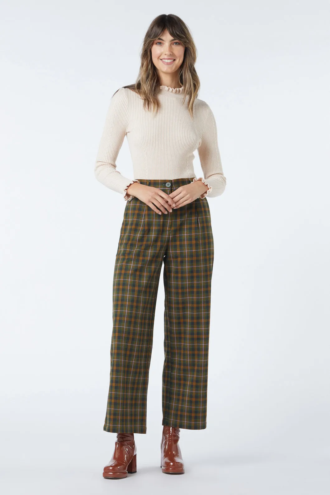 Ginger Check Pant