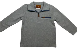 Grey 1/4 Zip Pullover