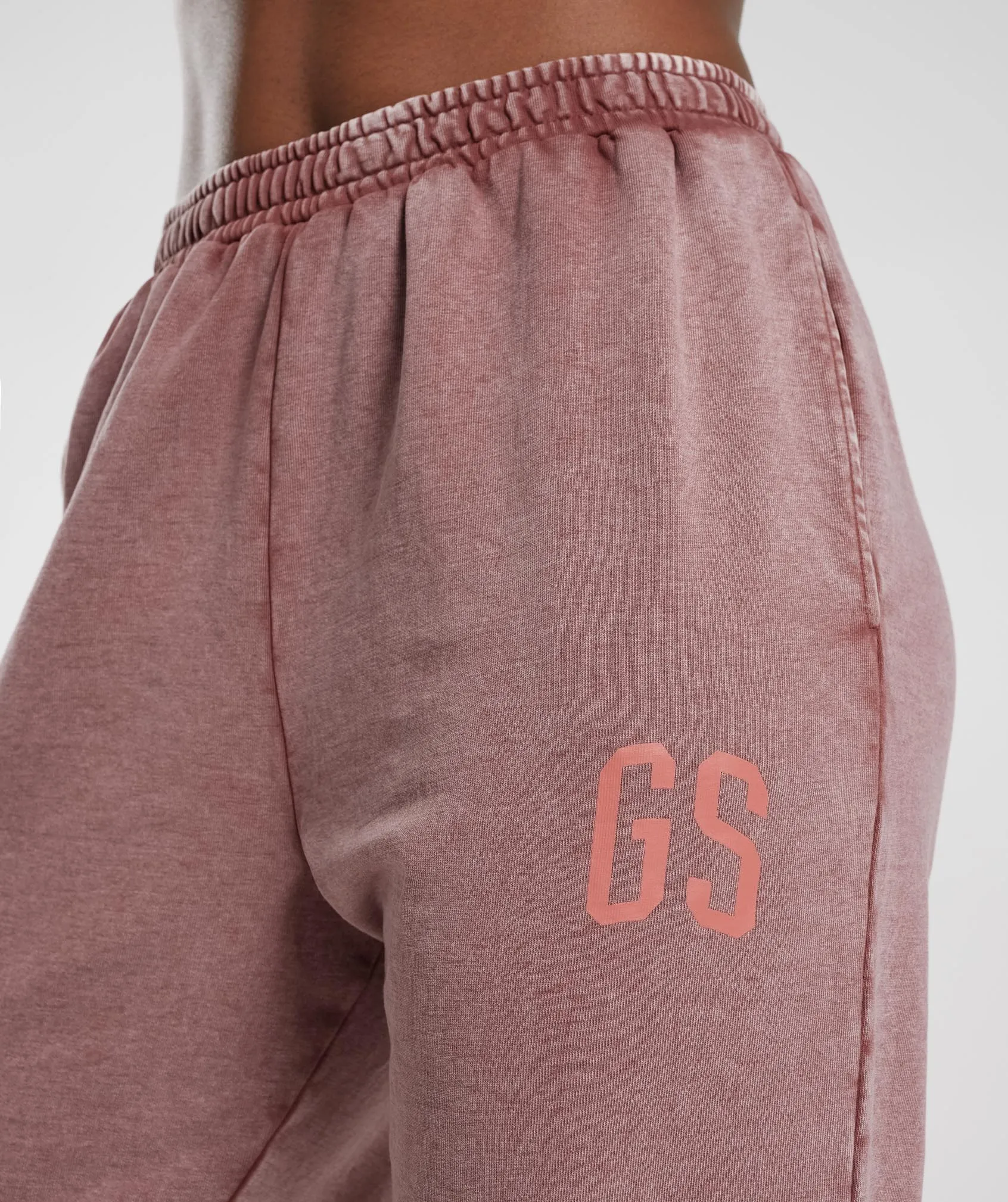 Gymshark Collegiate Joggers - Dusty Maroon