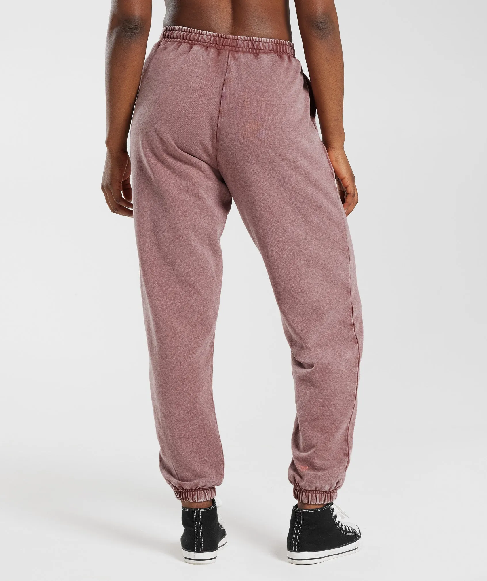 Gymshark Collegiate Joggers - Dusty Maroon