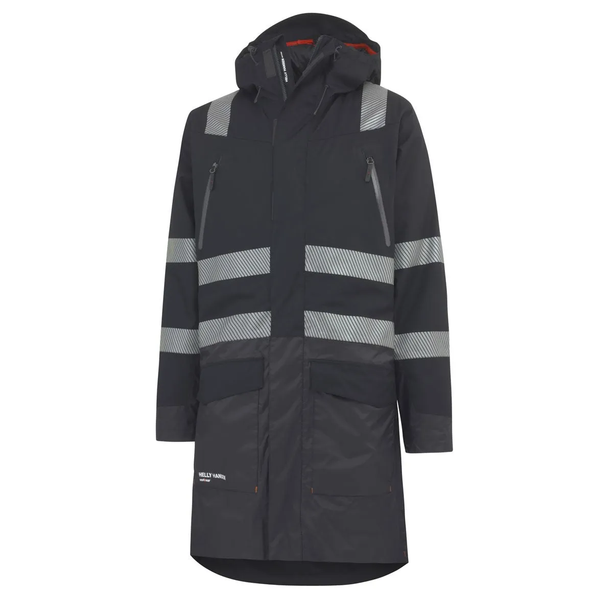 Helly Hansen Men's Black/Charcoal Oslo H2 Flow CIS Coat