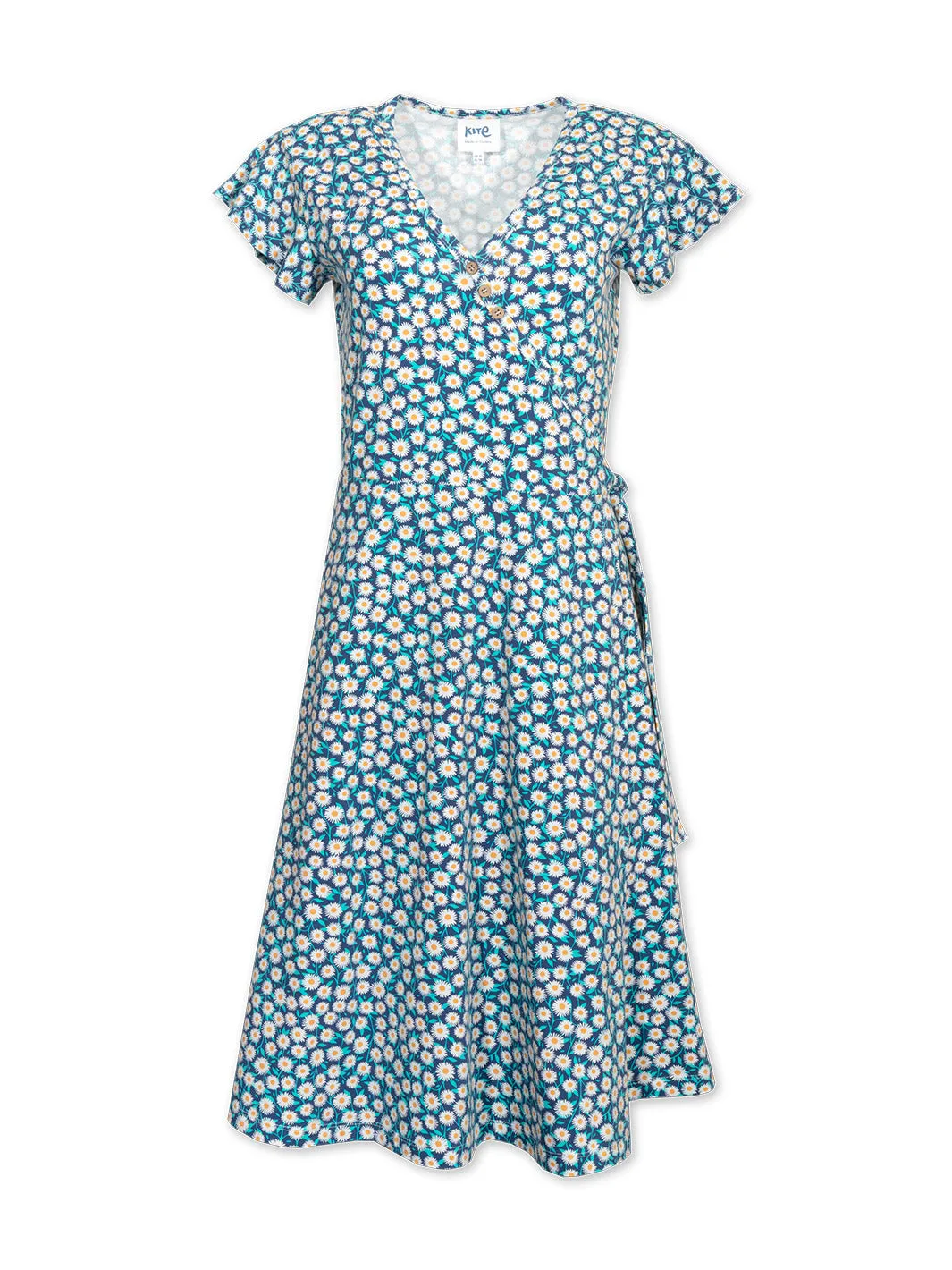 Highcliffe jersey wrap dress daisy fields