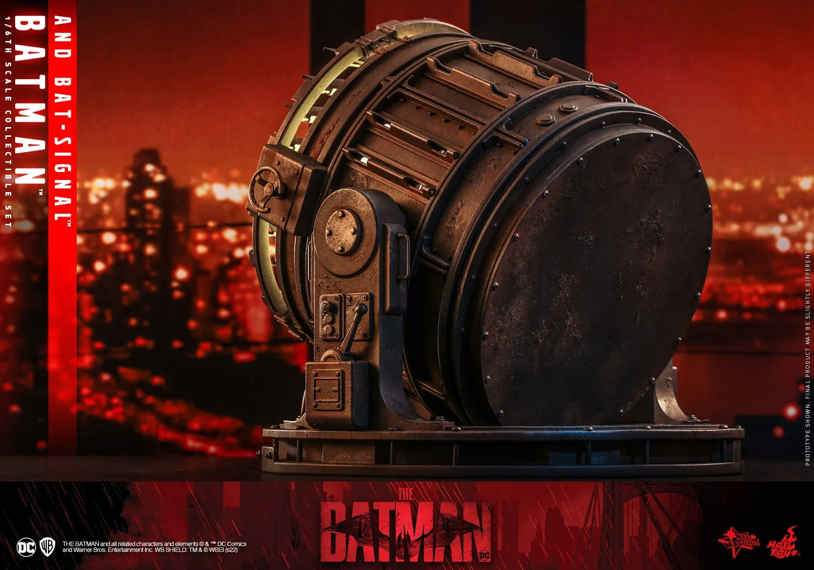 Hot Toys - MMS641 - The Batman - 1/6th scale Batman and Bat-Signal Collectible Set