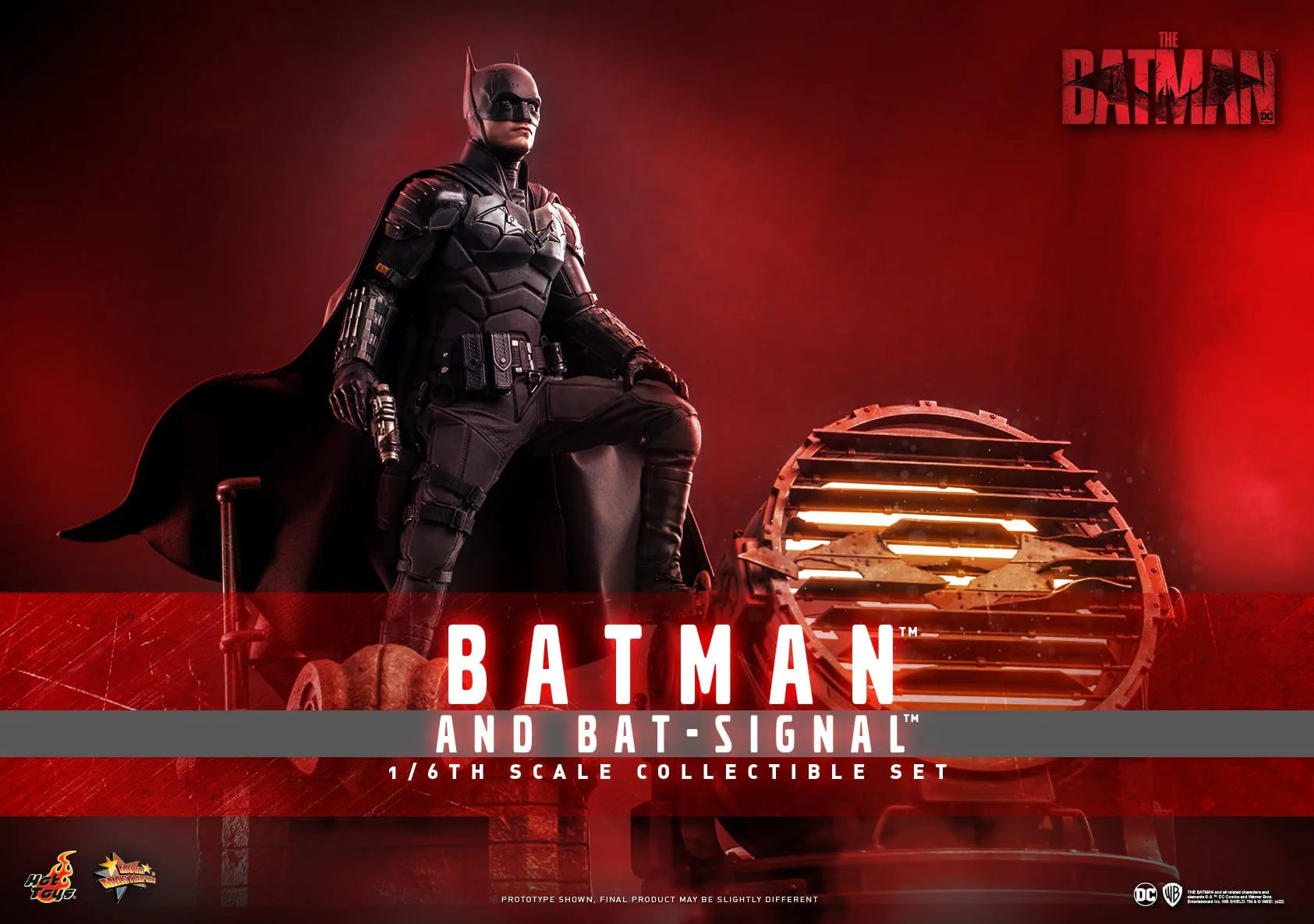 Hot Toys - MMS641 - The Batman - 1/6th scale Batman and Bat-Signal Collectible Set