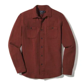 Houndstooth Double Cloth Workshirt - Arabian Spice