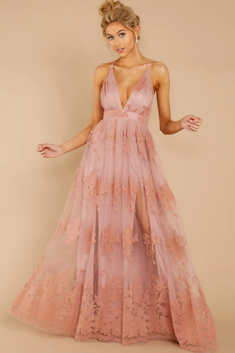 In Any Event Blush Pink Maxi Dress