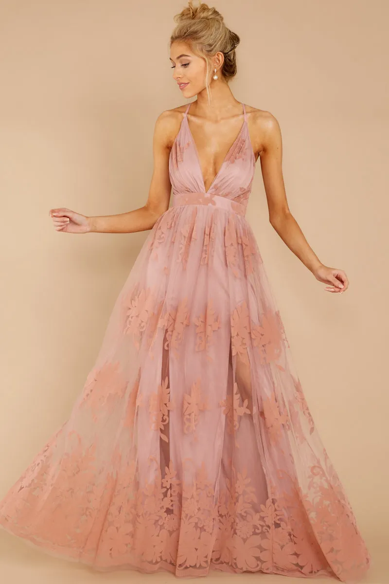 In Any Event Blush Pink Maxi Dress