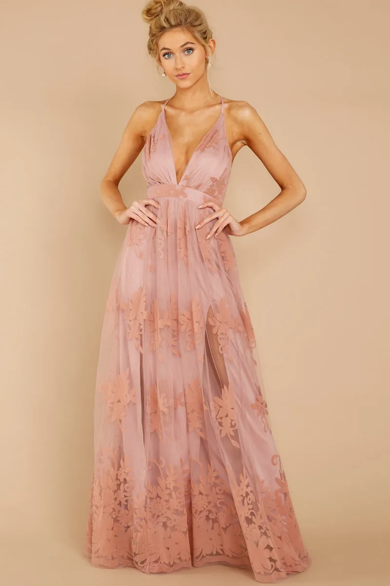 In Any Event Blush Pink Maxi Dress