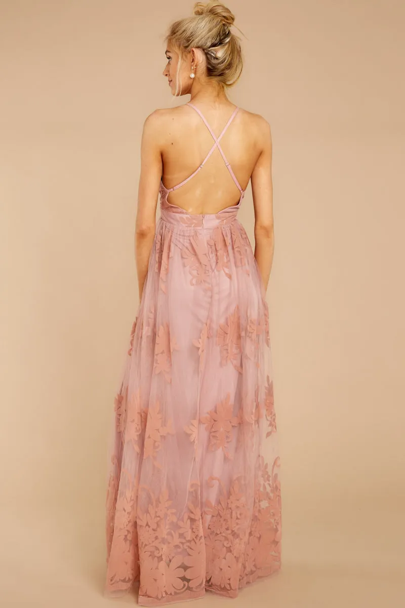 In Any Event Blush Pink Maxi Dress