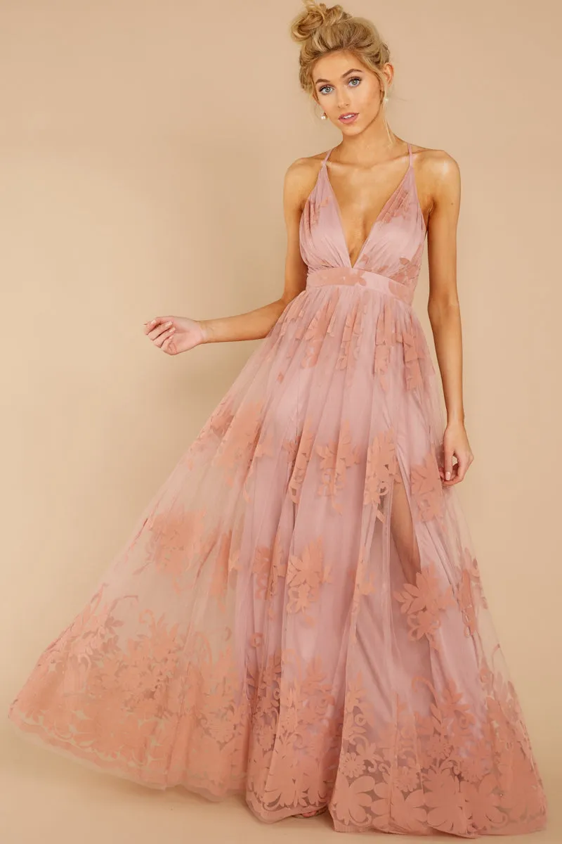 In Any Event Blush Pink Maxi Dress