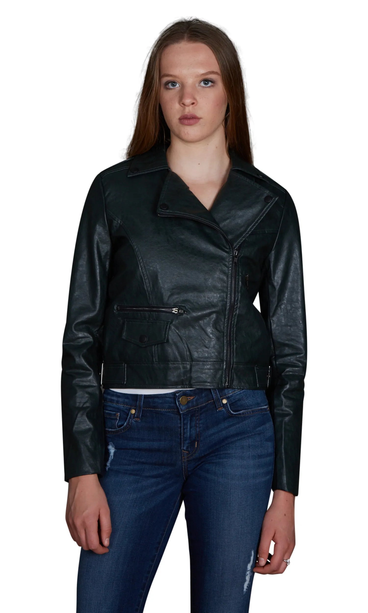 J.O.A. Faux Leather Jacket