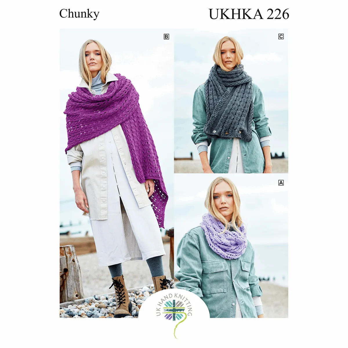 Knitting Pattern: Chunky Wrap