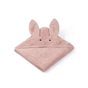 Liewood Augusta Hooded Towel Rabbit rose