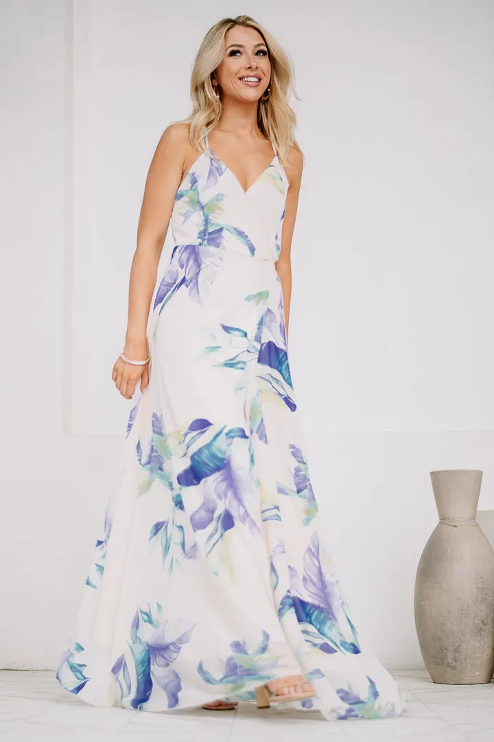 Life In The Tropics Printed Maxi Dress