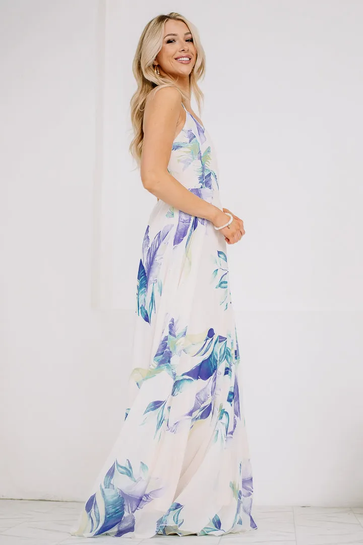 Life In The Tropics Printed Maxi Dress